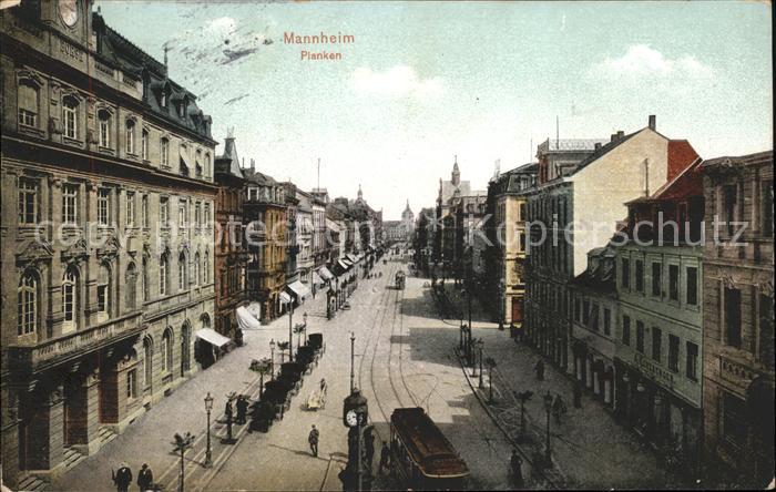 MANNHEIM BW Planken Strassenbahn