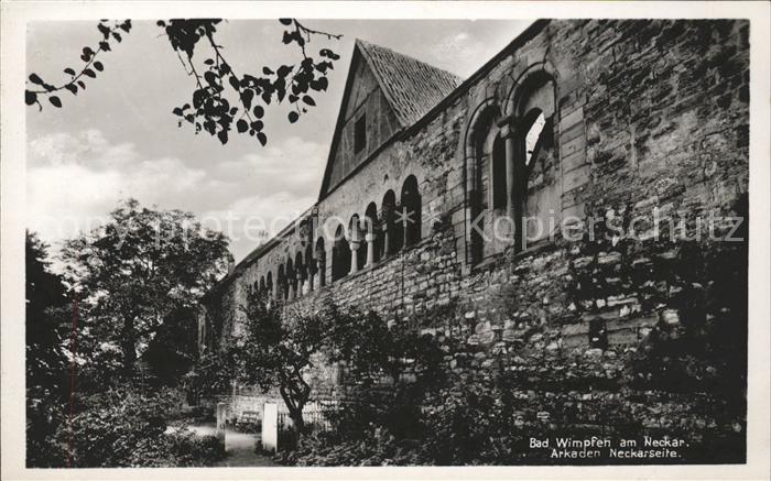 Wimpfen Arkaden Neckarseite