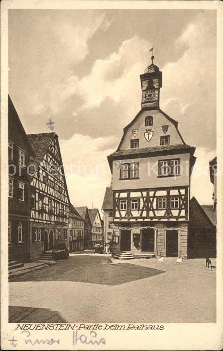 Heilbronn Neckar Neustein Rathaus