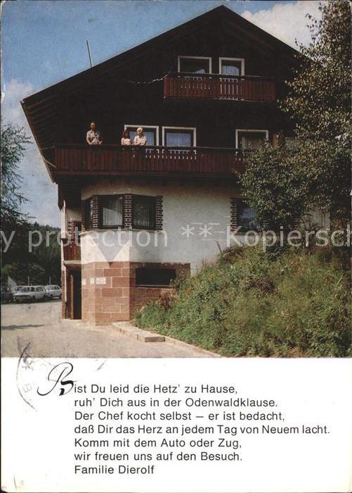 Odenwald Restaurant Hotel Odenwaldklause