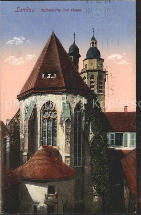 Landau Pfalz Stiftskirche von Osten