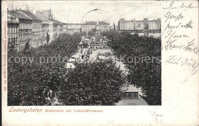 Ludwigshafen Bodensee Marktplatz Luitpoldbrunnen