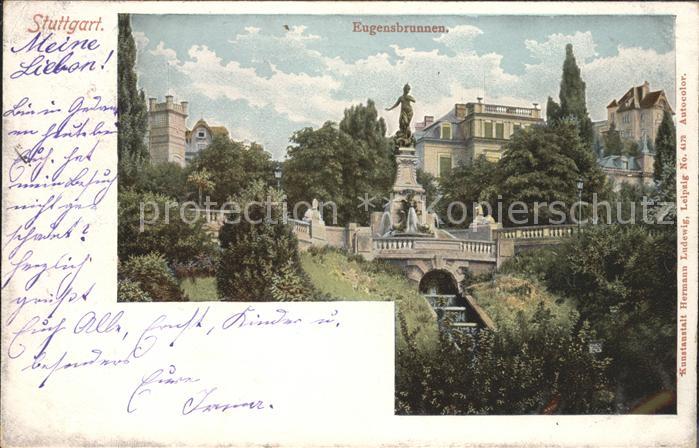 STUTTGART  CITY Eugensbrunnen