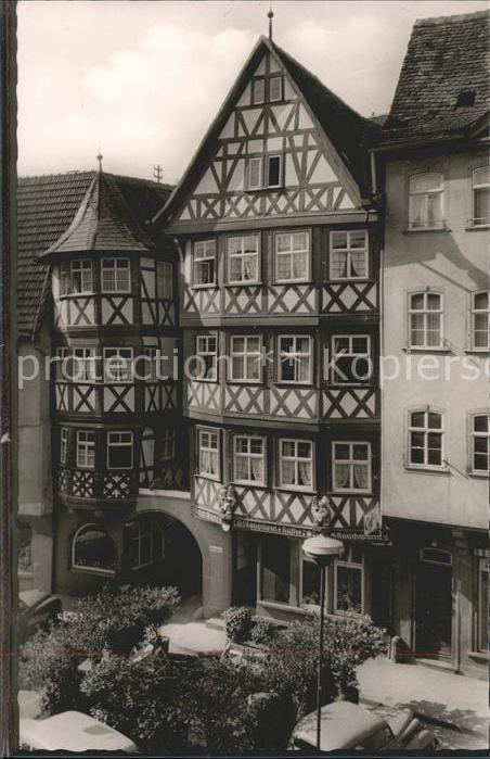 Wertheim Main Fachwerkhaus Marktplatz