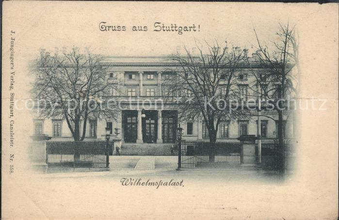 STUTTGART  CITY Wilhelmspalast