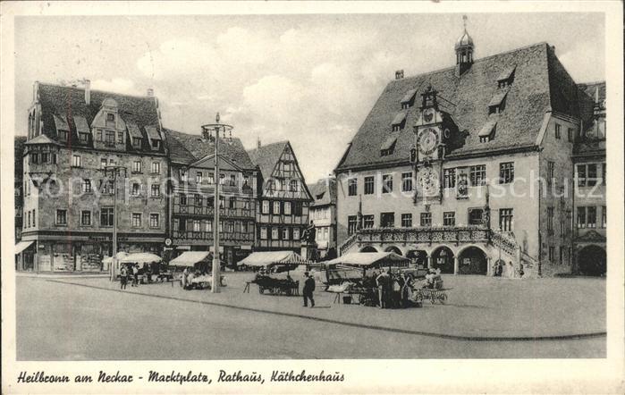 Heilbronn Neckar Rathaus Marktplatz