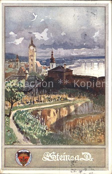 Verlag Schulverein Nr. 177 Stein an der Donau Kirchuhr