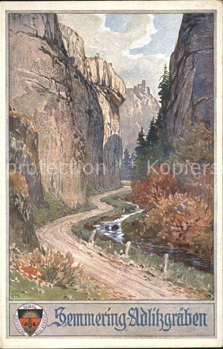 Semmering Niederoesterreich Adlitzgraben