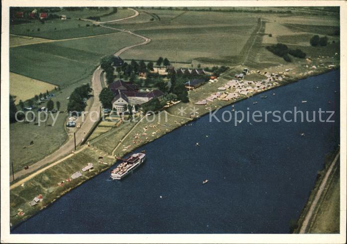 Muelheim Ruhr Rasthaus Zum Dicken am Damm Fliegeraufn