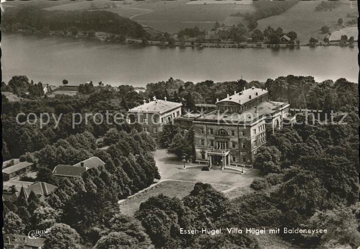 Essen Ruhr Villa Hügel mit Baldeneysee Fliegeraufn