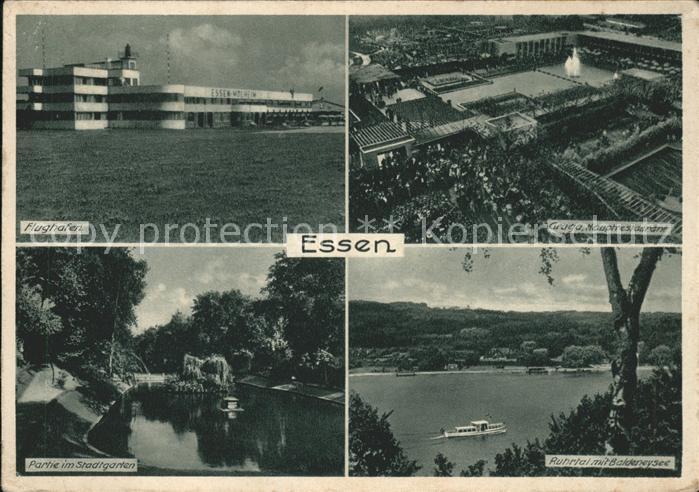 Essen Ruhr Flughafen Gruga Hauptrestaurant Stadtga