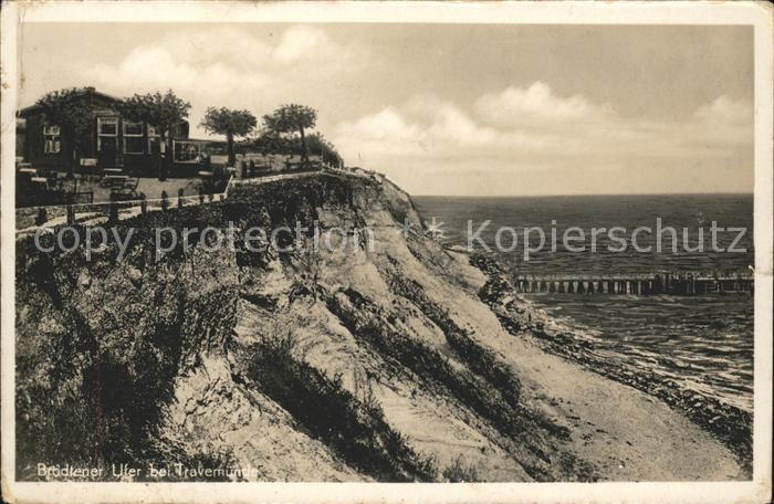 Travemuende Ostseebad Restaurant Hermannshöhe Steilküste Brod