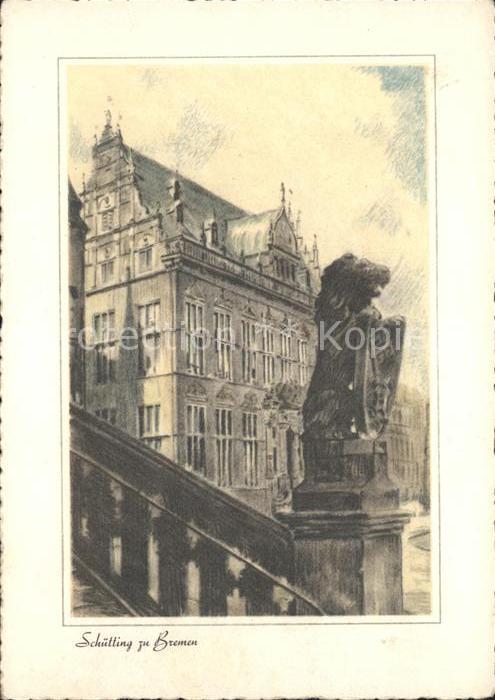 BREMEN  CITY Schuetling Kuenstlerkarte