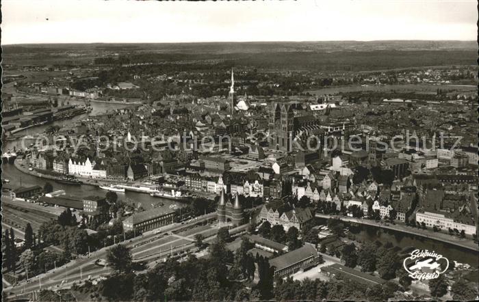 LueBECK CITY Fliegeraufnahme