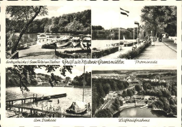 Malente-Gremsmuehlen Anlegestelle Promenade Dieksee Fliegera