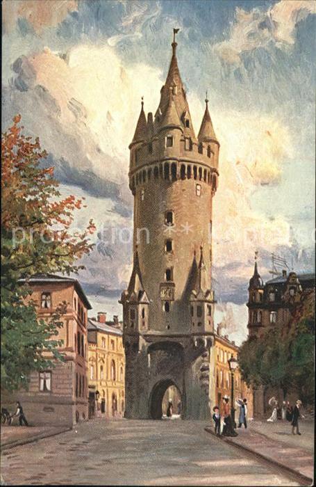 Frankfurt Main Alt Frankfurt Eschenheimer Turm Künstle