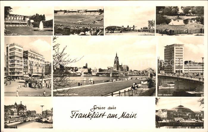 Frankfurt Main Palmengarten Stadion Flughafen Zoo AEG