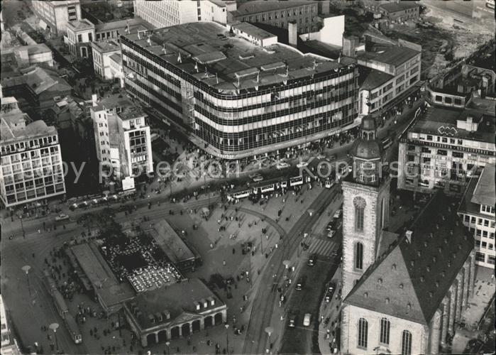 Frankfurt Main An der Hauptwache Fliegeraufnahme