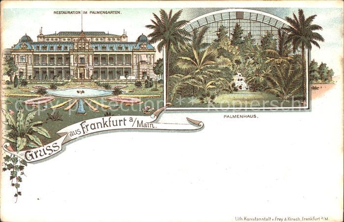 Frankfurt Main Restaurant im Palmengarten Palmenhaus
