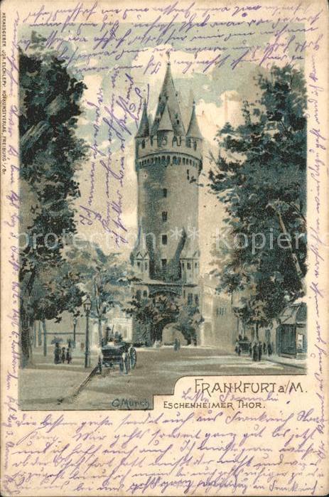 Frankfurt Main Eschenheimer Thor