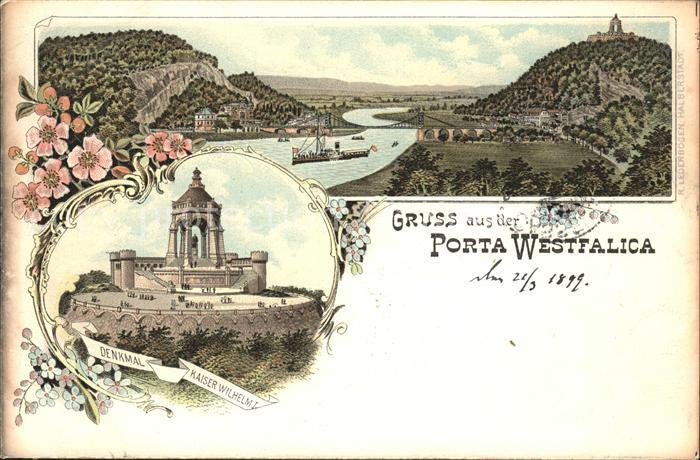 Porta Westfalica Wittekindsberg Hängebrücke Jakobsberg W