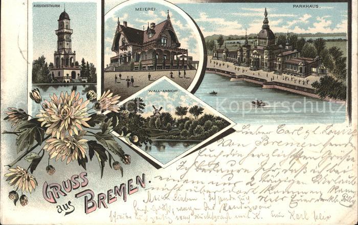 Bremen Meierei Parkhaus Wall Ansicht Aussichts