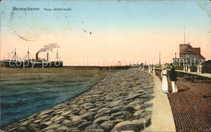 Bremerhaven Neue Strandhalle Dampfer