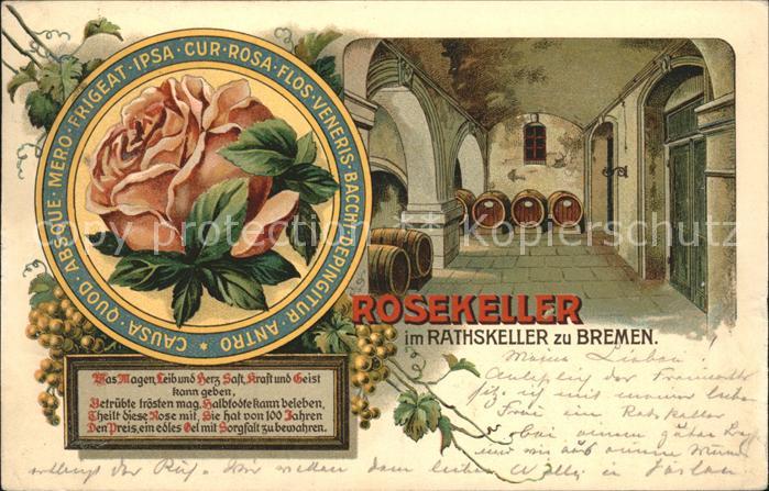 BREMEN  CITY Rosekeller im Rathskeller