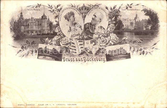 Bueckeburg Neues Palais Fürstl Residenzschloss Por