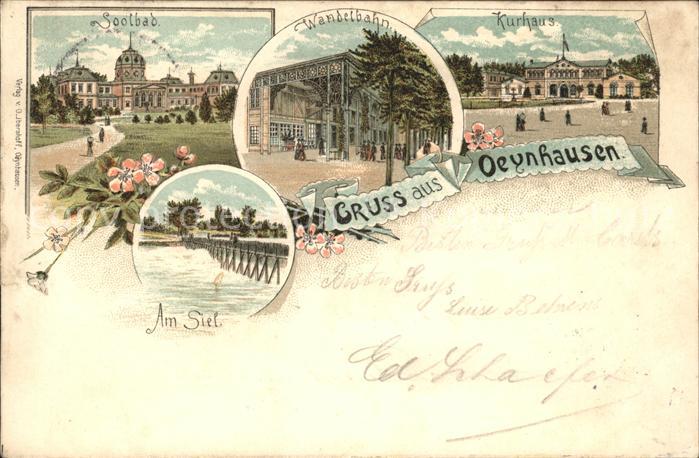 Bad Oeynhausen Soolbad Kurhaus Wandelbahn Am Siel