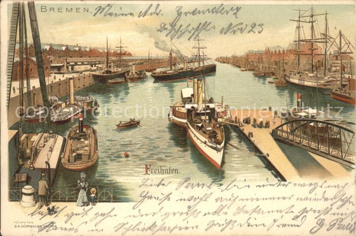 Bremen Freihafen Schiffe