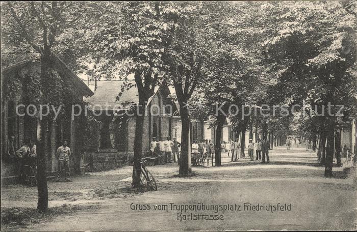 Friedrichsfeld Niederrhein Truppenübungsplatz Karlstrasse