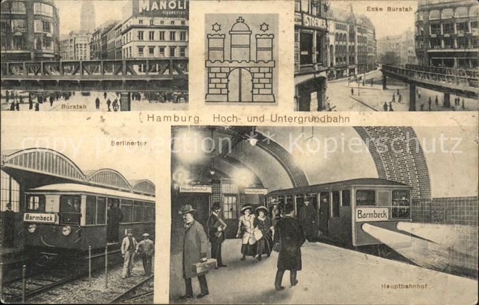 Hamburg Barmbeck Ecke Burstah U-Bahn