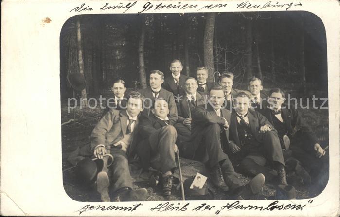 Wiesenburg Mark Gruppenfoto Männer