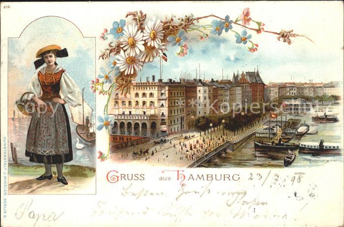 Hamburg Tracht Hafen