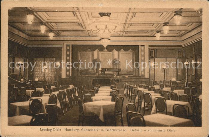 Hamburg Lessing-Diele Gänsemarkt Büchsstr.