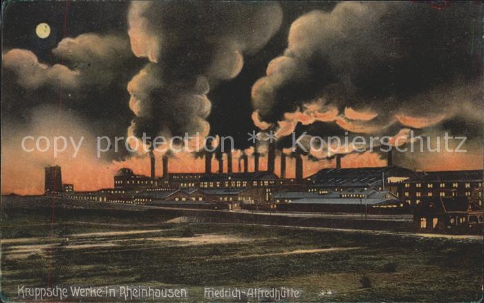 Rheinhausen Kruppsche Werke Friedrich-Alfredhütte
