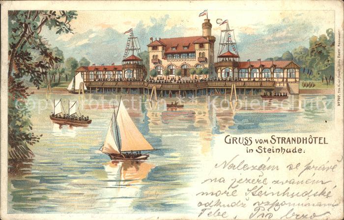 Steinhude Strandhotel Künstlerkarte