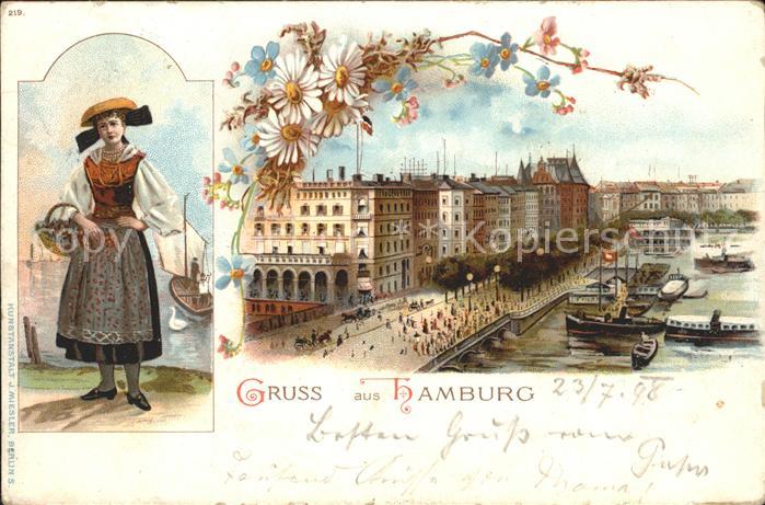 Hamburg Hafen Tracht