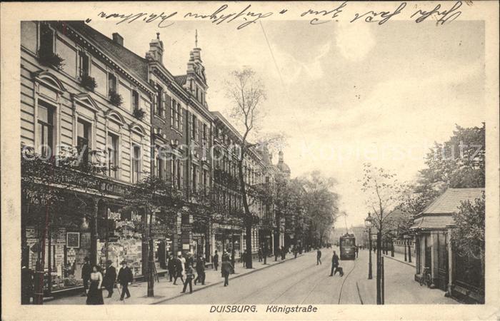 Duisburg Ruhr Königstrasse Strassenbahn