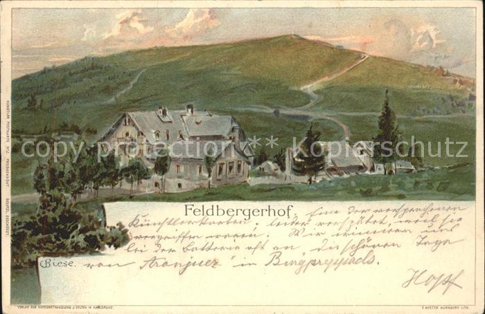 Feldberg Schwarzwald Feldbergerhof Künstlerkarte
