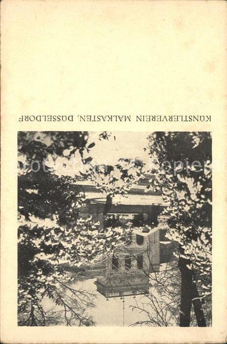 DuessELDORF  CITY Kuenstlerverein Malkasten