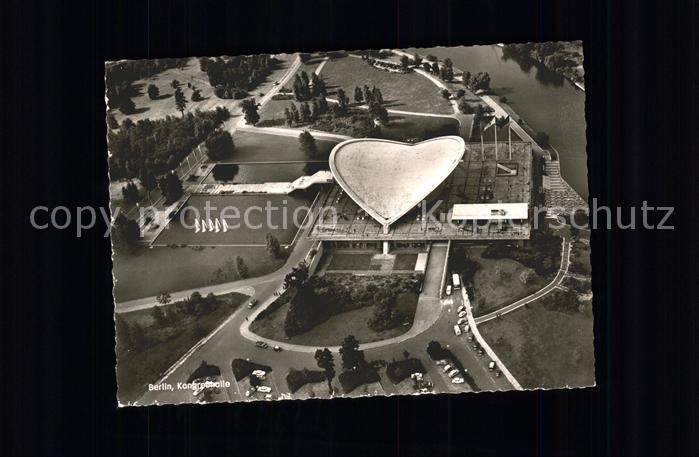 BERLIN  CITY Kongresshalle Fliegeraufnahme