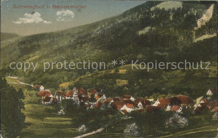 Schweighof Badenweiler Panorama Künstlerkarte