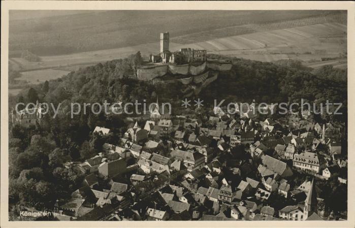 Koenigstein Taunus Fliegeraufnahme
