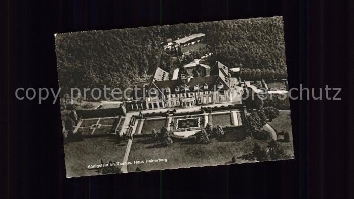 Koenigstein Taunus Fliegeraufnahme Haus Hainerberg