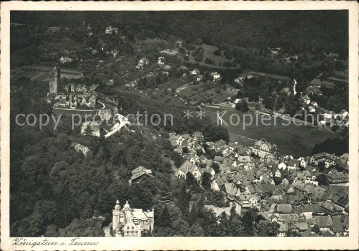 Koenigstein Taunus Fliegeraufnahme