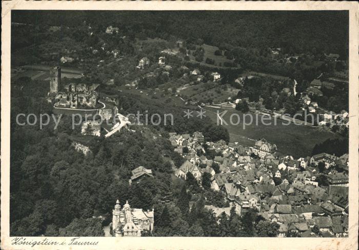Koenigstein Taunus Fliegeraufnahme