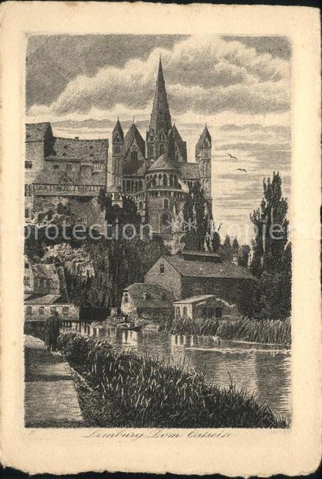 Limburg Lahn Dom Künstlerkarte