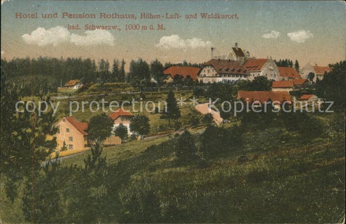 Rothaus Grafenhausen Hotel Pension Rothaus